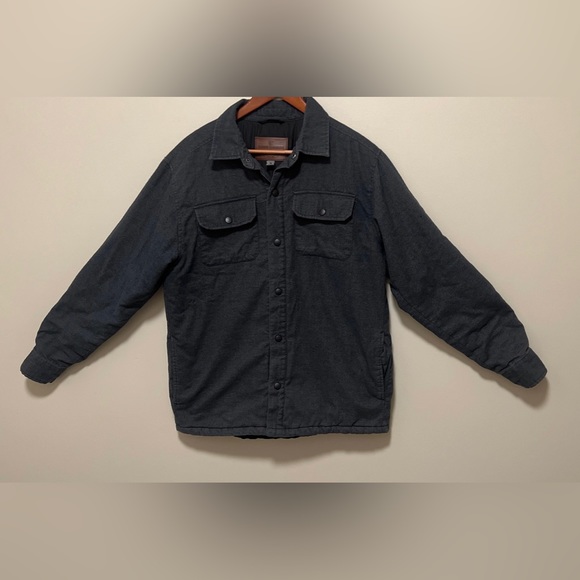 Rugged Elements Mens
Size M Gray Shacked Lined Shirt Jacket Snap-Up - Picture 3 of 9